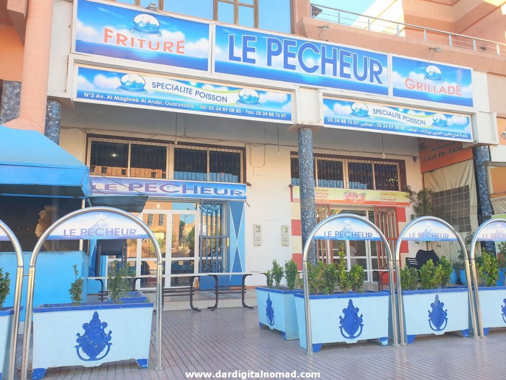 Restaurant Le Pecheur in Ouarzazate