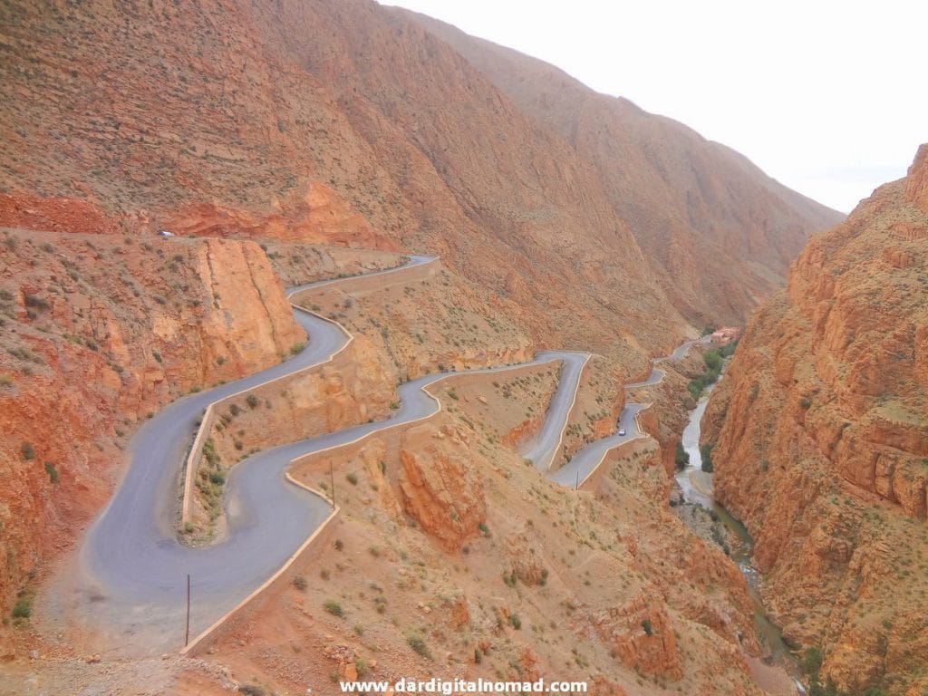 Tissadrine Road in Morocco